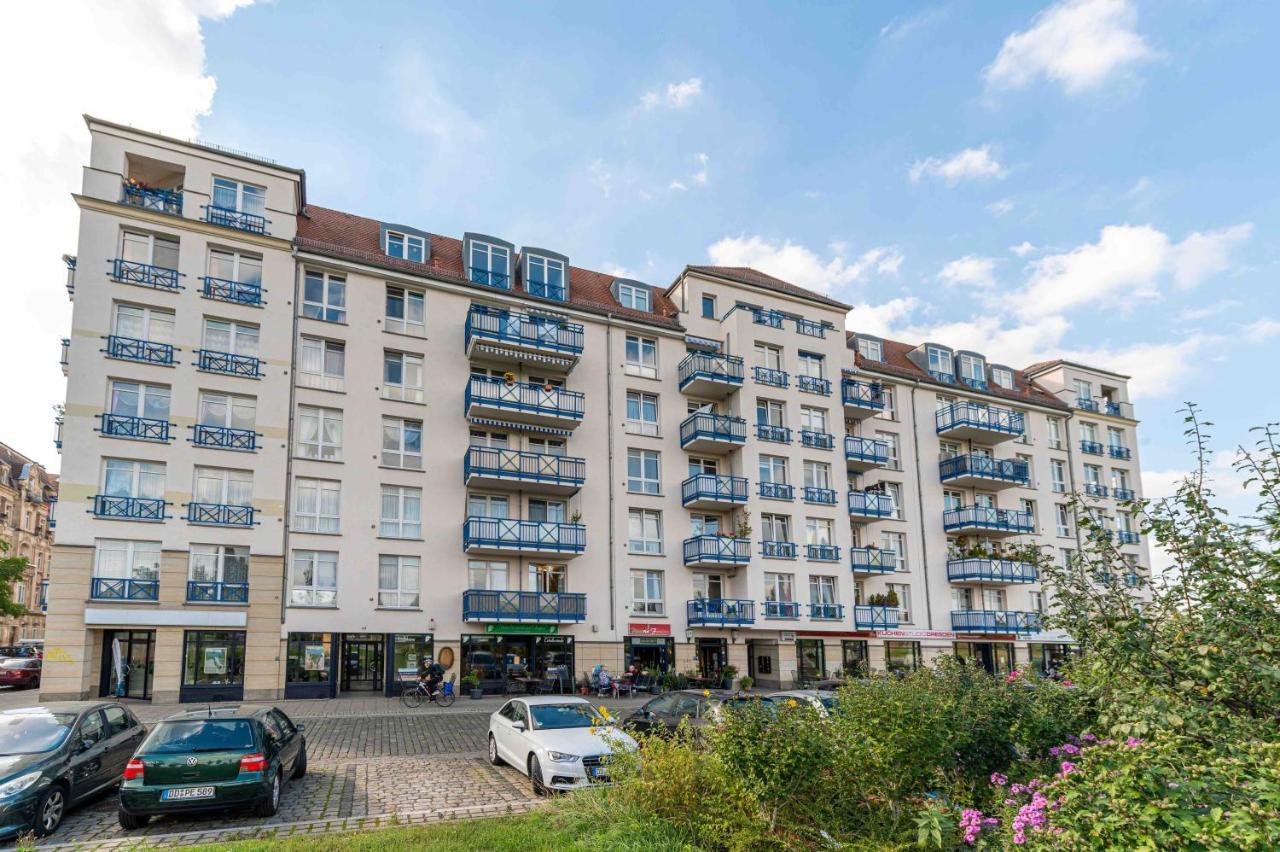 Apartment Elbkiez - Zentrale Lage In Dresden Exterior photo